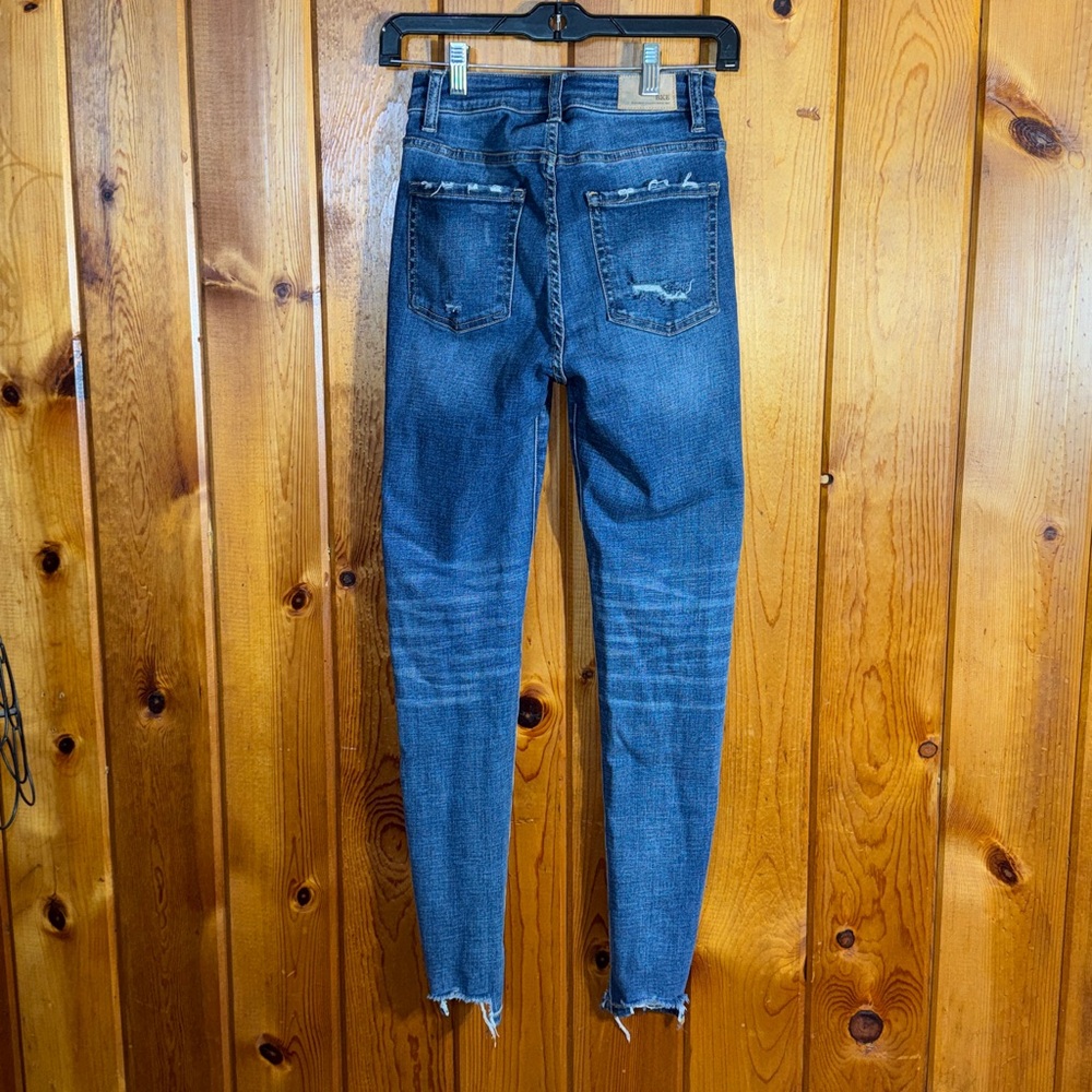 BKE Dark Blue Ankle Jeans Billie slim fit high rise jeans size 24 ankle skinny